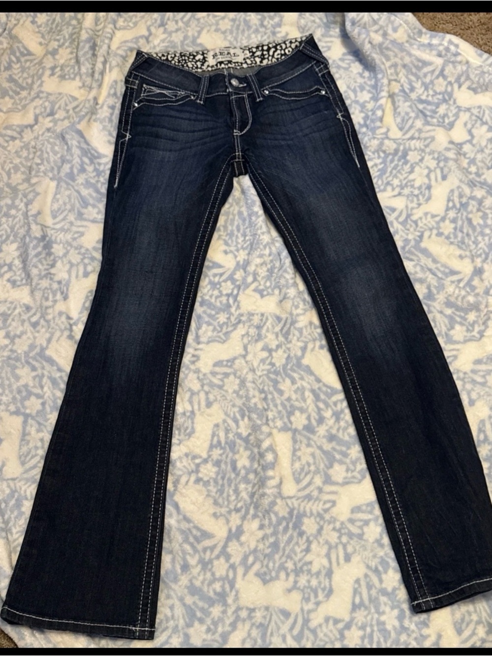 Ariat Rosy whipstitch lakeshore bootcut jeans